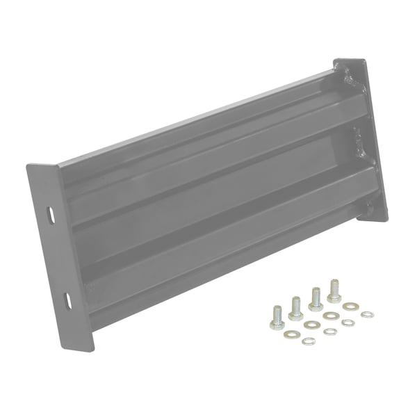 Bolt-On Style Guard Rail 2 Ft Gray Semi Gloss